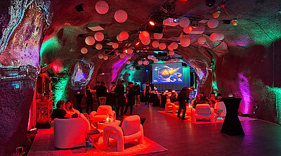 Wir sind mittendrin in der Star Wars Space Motto Party im VersuchsStollen Hagerbach
